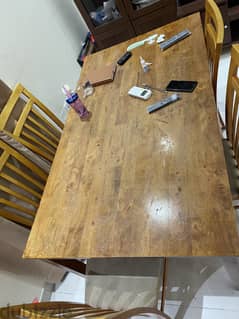 Dining Table 6 seater and 5 chair