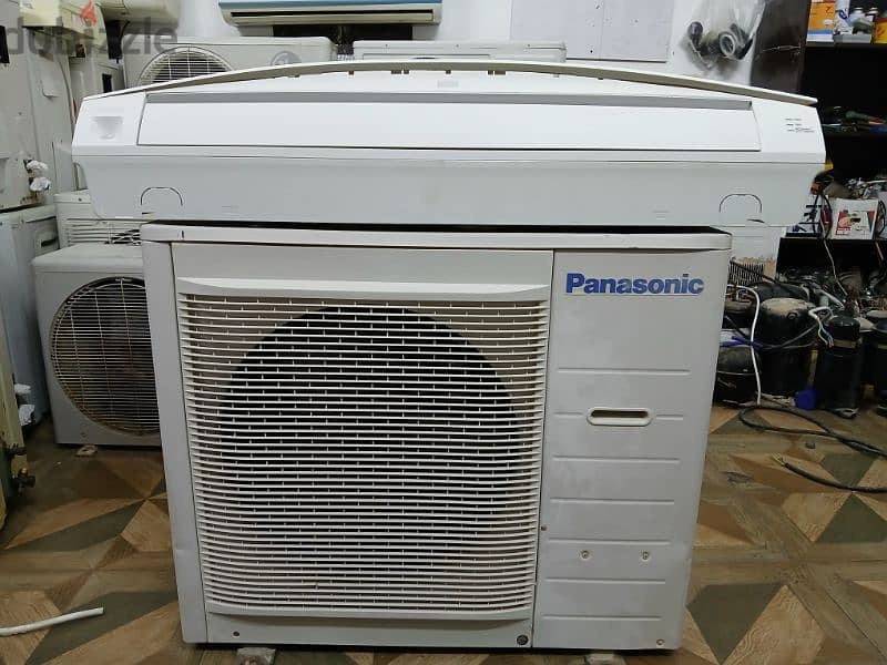 panasonic a/c 2 ton condition good full gas has 0