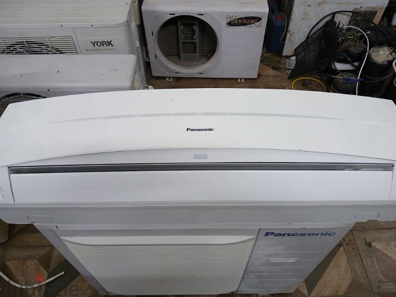 panasonic a/c 2 ton condition good full gas has 2