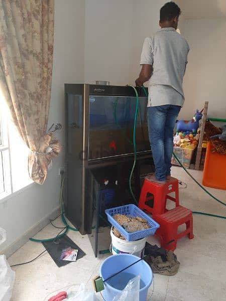 we doing all aquarium tank services please watsapp me 95286803 1