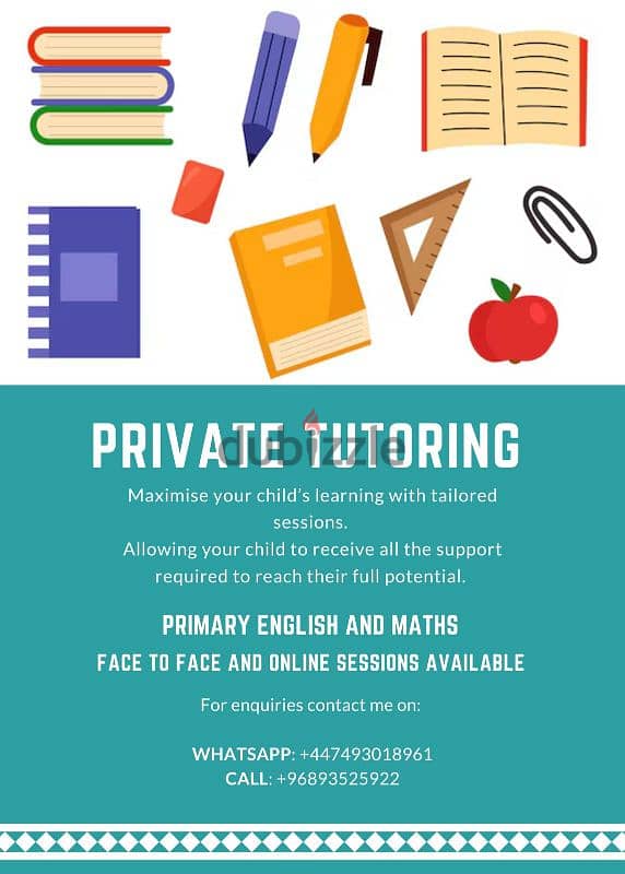 English & Maths Tutor (Online & Face2Face) 0