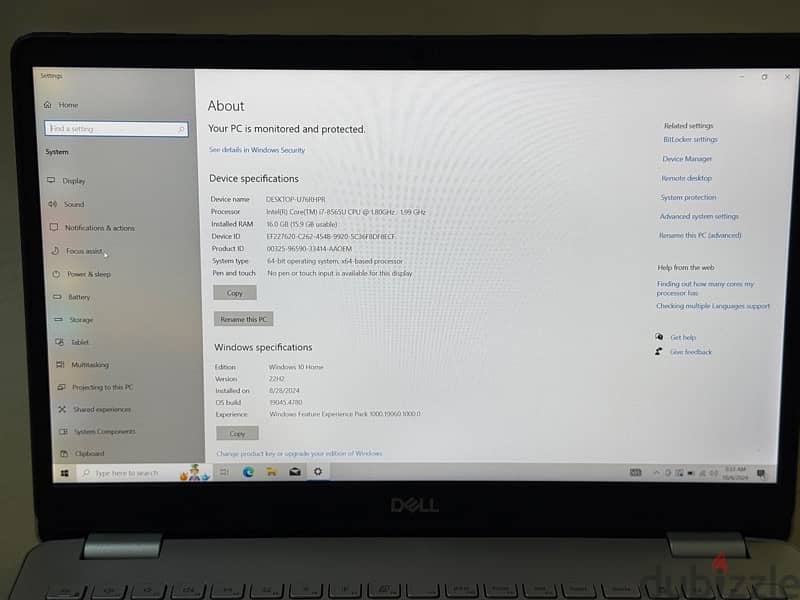 Dell ispiron i7 8th Gen 16GB 256GB SSD 512GB HDD 4GB Nividia graphics 3