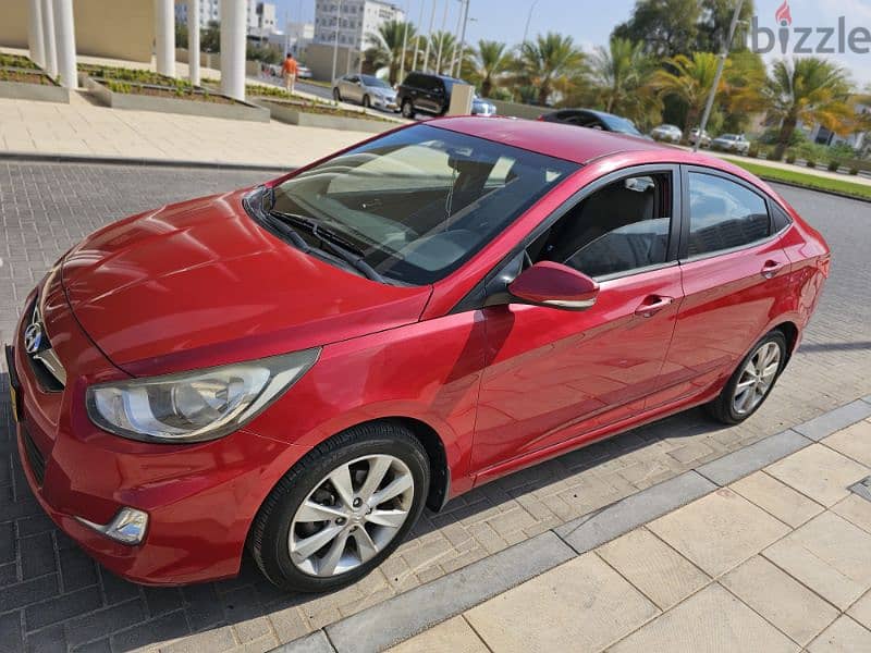 Hyundai Accent 2014 nu 01 oman klm 130 0