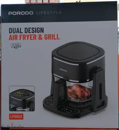 Porodo Lifestyle Dual Design Air Fryer & Grill LFST022 0