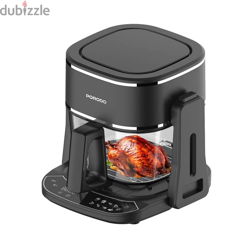 Porodo Lifestyle Dual Design Air Fryer & Grill LFST022 1