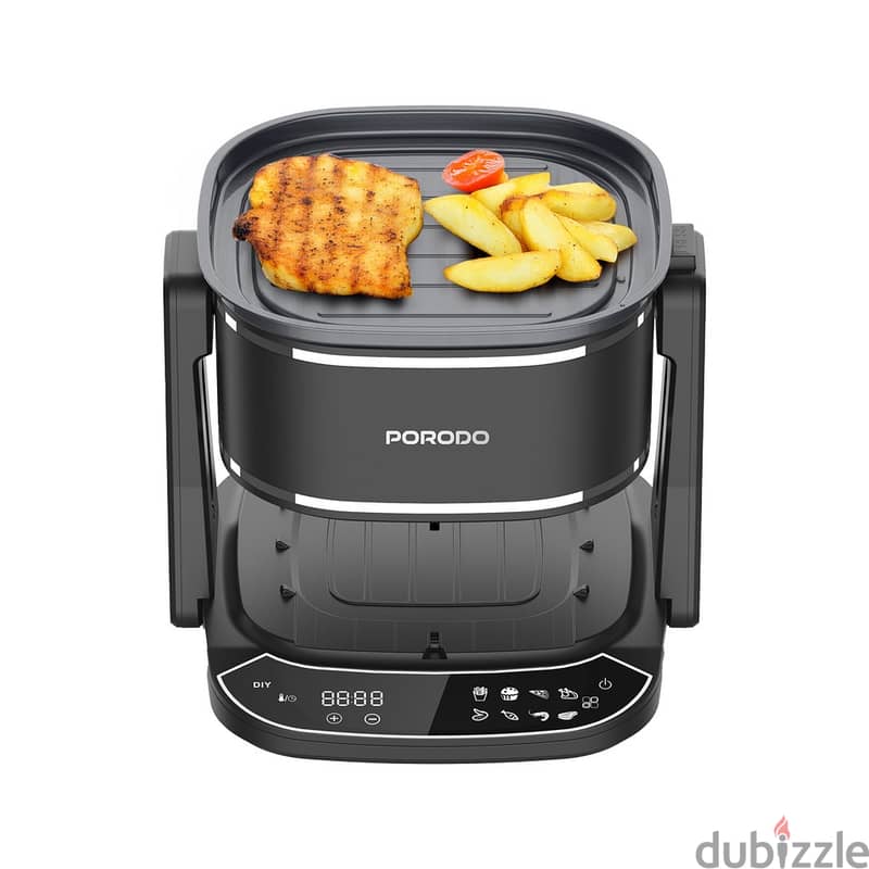 Porodo Lifestyle Dual Design Air Fryer & Grill LFST022 3