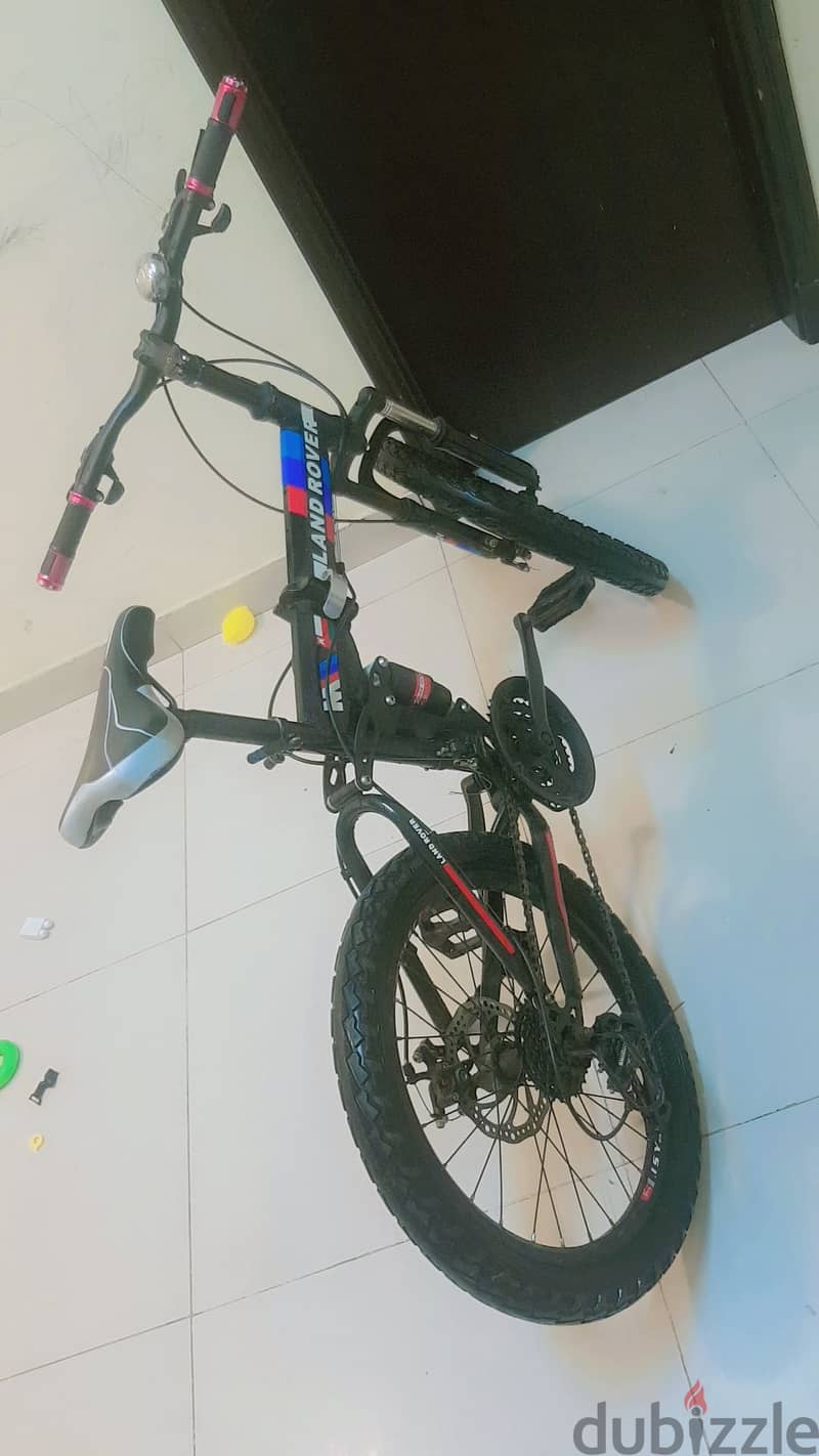 Bicycle with gear also fold 2