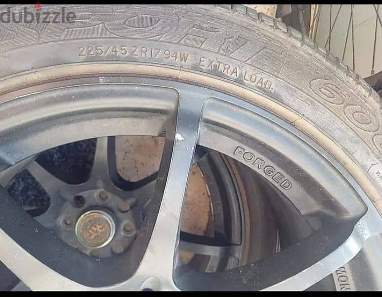 car tire 4 pcs 1