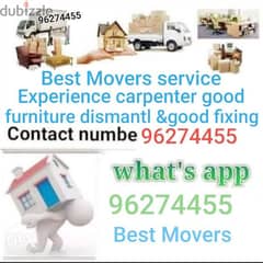 House shiffting Experience carpenter service