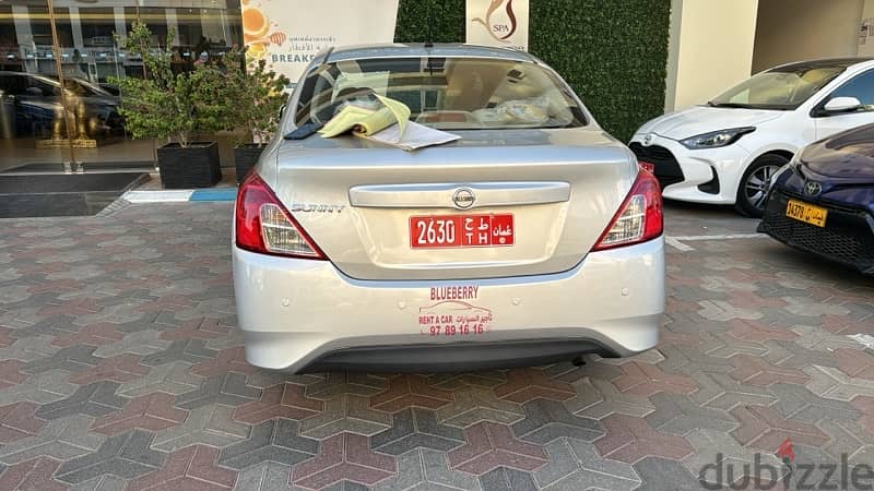 Nissan Sunny 2020 for Rent نيسان سنيّ للإيجار 3