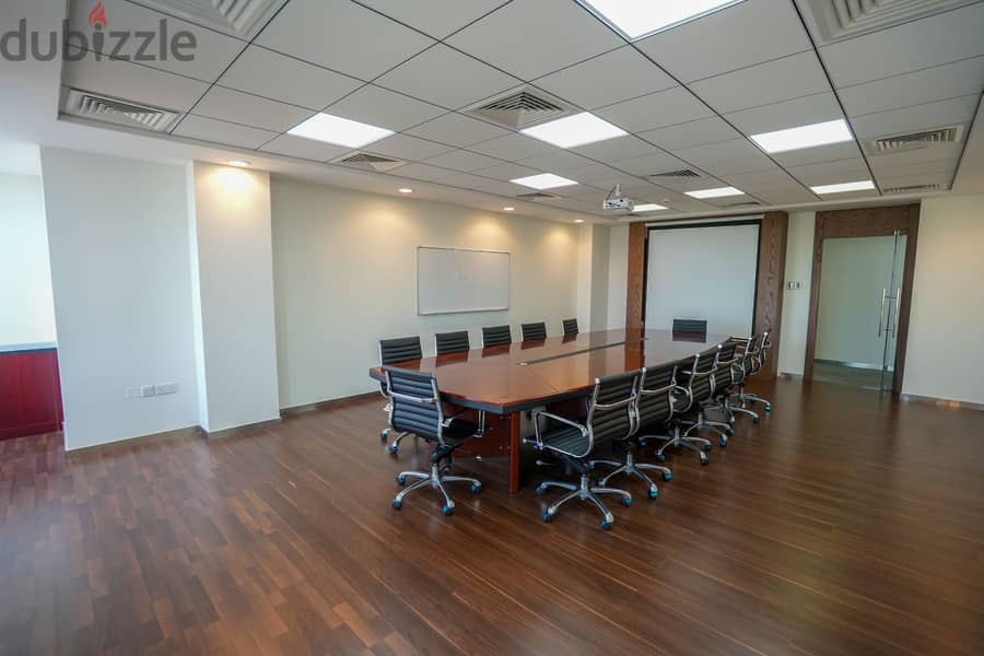 BEAUTIFUL FURNISHED OFFICE SPACE FOR RENT IN AZAIBA 3