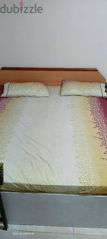 Double Bed with mattress 2