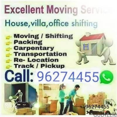 House shiffting Experience carpenter service