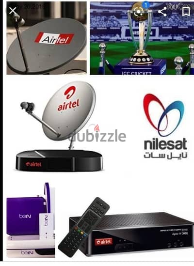 airtel HD set-up box with Tamil malayalam Hindi sports recharge