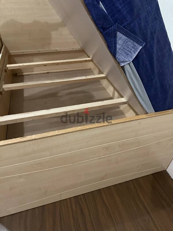 single bed with huge storage - urgent sale 1