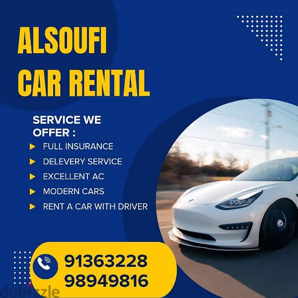 car for rent /91363228/ . تاجير سيارات 11