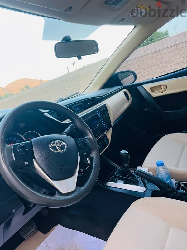 Toyota Corolla 2018 model 1.6 cc xli oman car good condition for sale 2