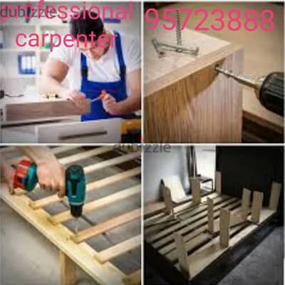 profesional mover carpenter bed cabinet repair TV curtains fixing