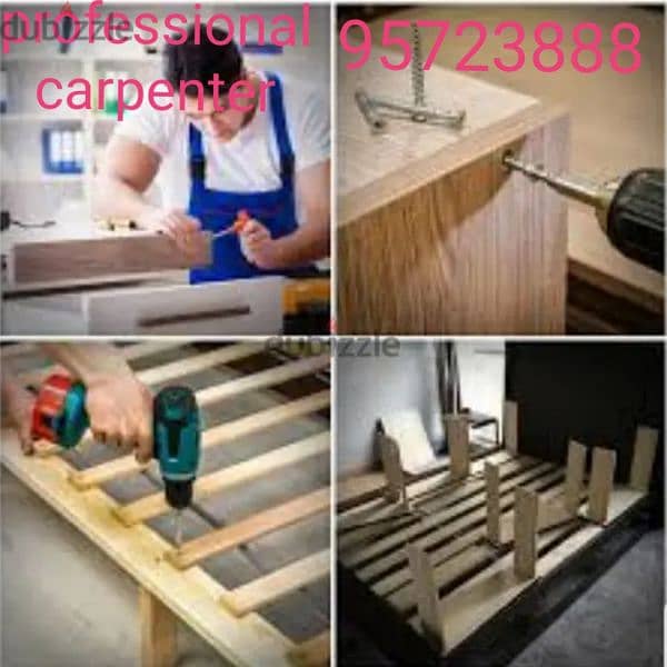 profesional mover carpenter bed cabinet repair TV curtains fixing 0