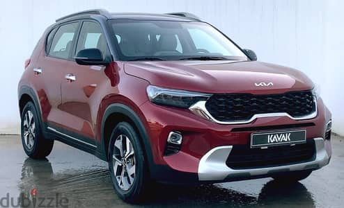 Kia Sonet 2022 EX FOP * GCC * Free Warranty * Instalments * 0 Downpay*