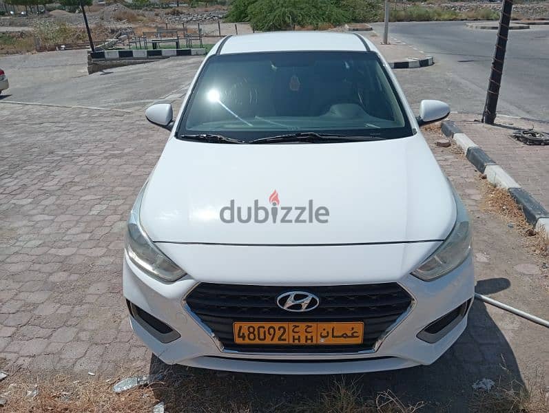 Hyundai Accent 2019 gcc oman 1.6L 109km contact number (77474894) 1