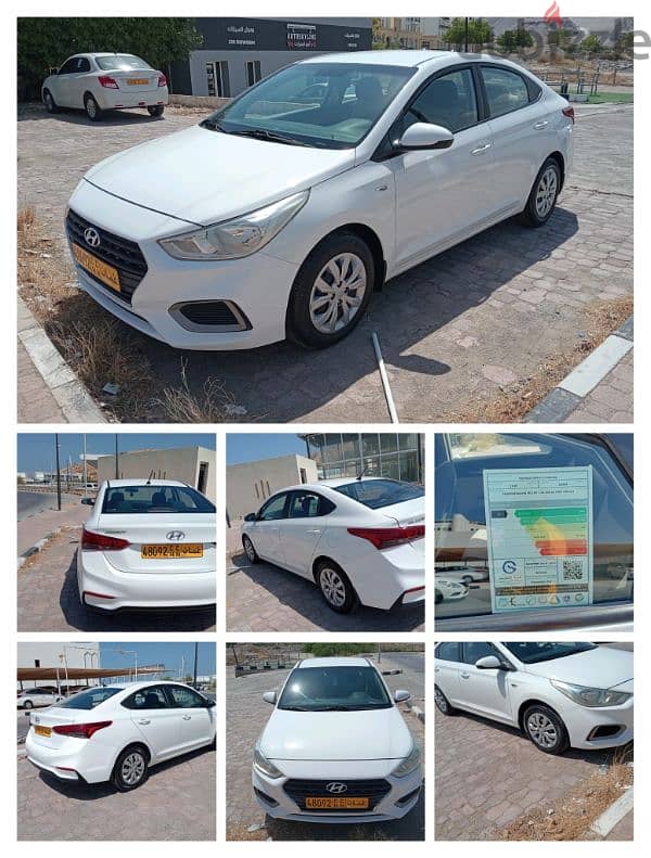 Hyundai Accent 2019 gcc oman 1.6L 109km contact number (77474894) 3