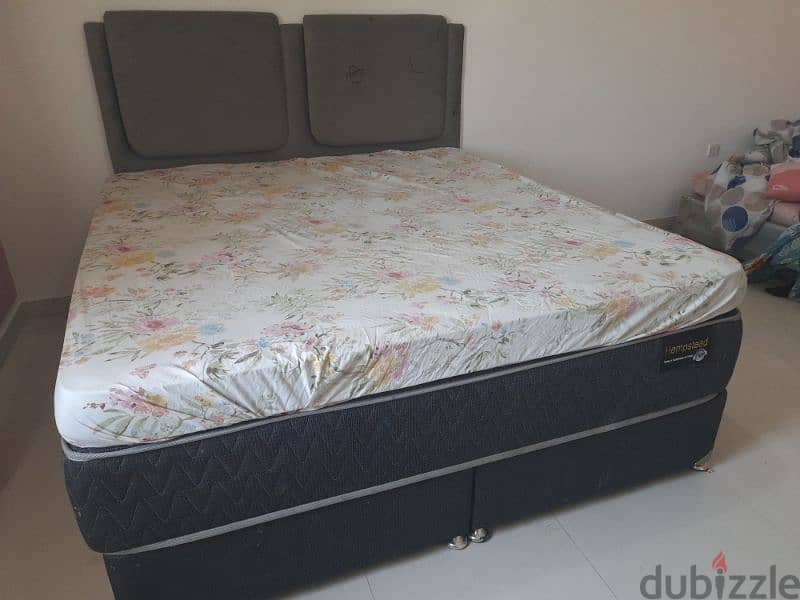 سرير مزدوج bed and mattress  DEBBIE 2