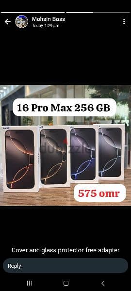 iPhone 16 pro max 256