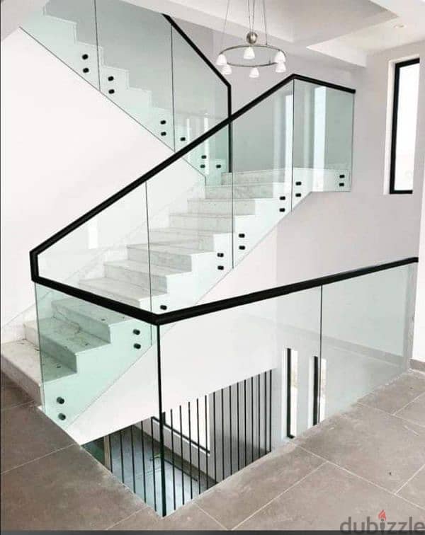 STAIRCASE STAINLESS STEEL,10 MM 12 MM TEMPERATURE  AND GLASS PETITION 8