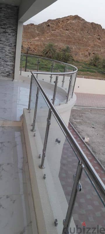 STAIRCASE STAINLESS STEEL,10 MM 12 MM TEMPERATURE  AND GLASS PETITION 9