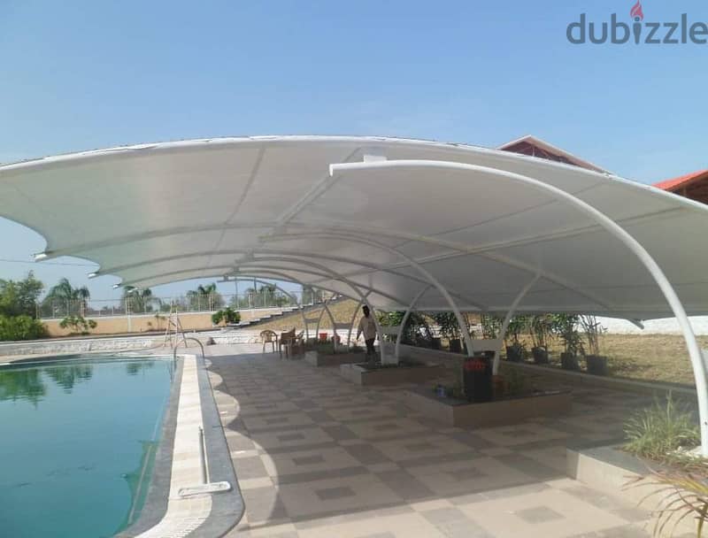 we do all Kinds of Shade Work Car Parking Shades,any types of shade 9