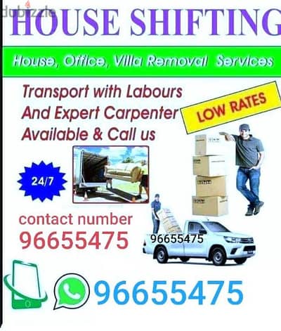 House shiffting Experience carpenter service