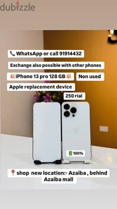 iPhone 13 pro 128 GB Non used Apple replacement device 0