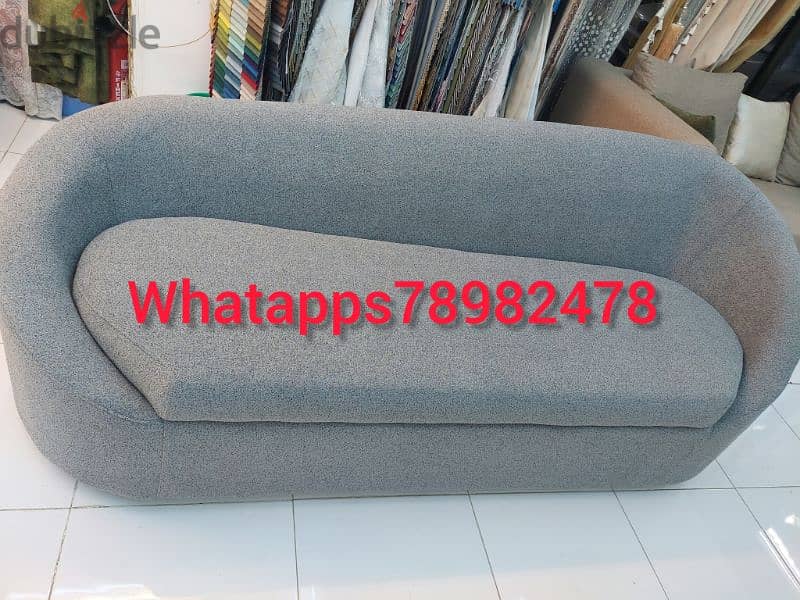 new 3 seater sofa without delivery 1 piece 90 rial 1