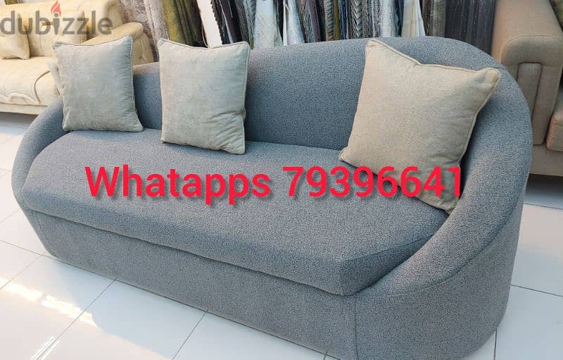 new 3 seater sofa without delivery 1 piece 90 rial 2