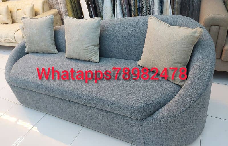 new 3 seater sofa without delivery 1 piece 90 rial 4