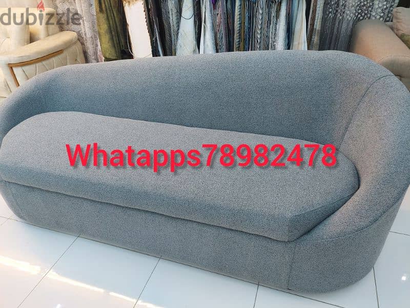 new 3 seater sofa without delivery 1 piece 90 rial 5