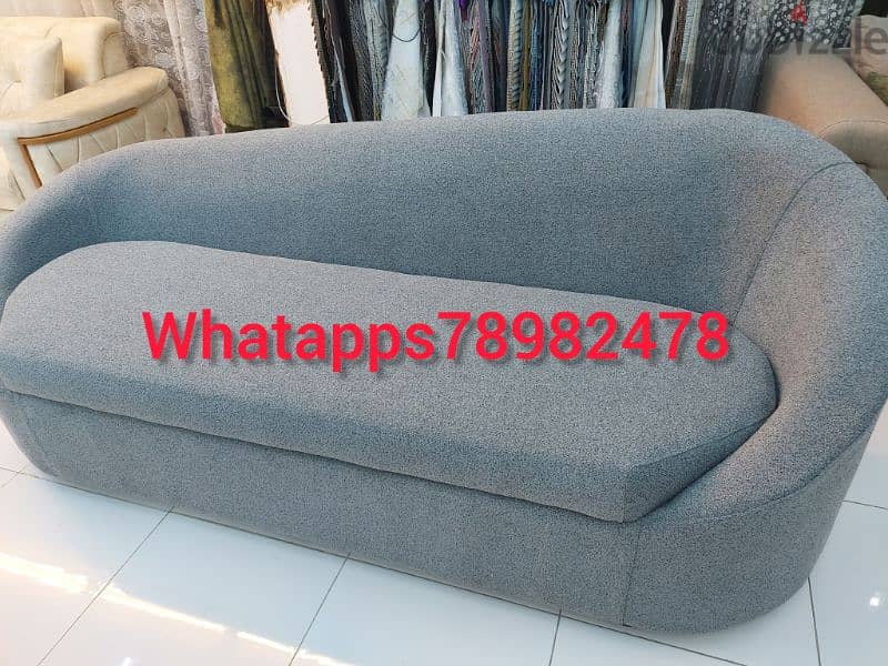 new 3 seater sofa without delivery 1 piece 90 rial 6