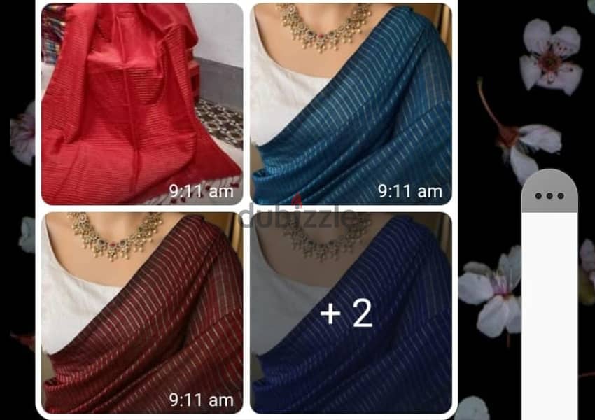 Saree price 5Ro each 5