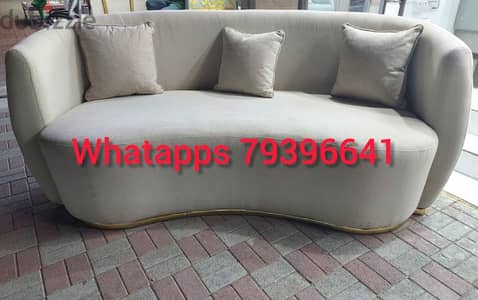 new 3 seater sofa without delivery 1 piece 50 rial