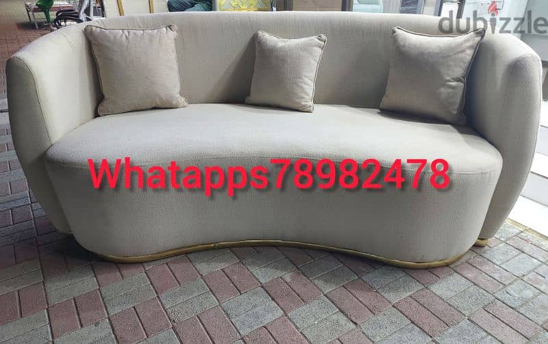 new 3 seater sofa without delivery 1 piece 70 rial 2