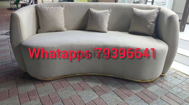 new 3 seater sofa without delivery 1 piece 70 rial 3