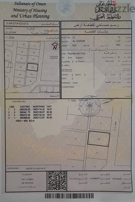 للبيع أرض في موقع ممتاز الهرم 0