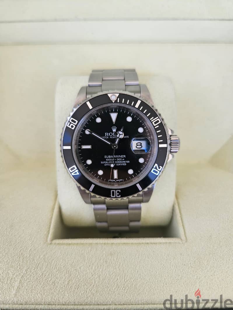 Rolex submariner 16610 FULL SET box and papers 4