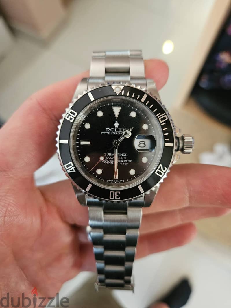 Rolex submariner 16610 FULL SET box and papers 8