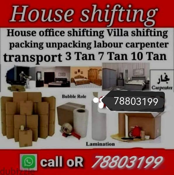 house villa office tarspot loading unloading and carpenters sarves 0