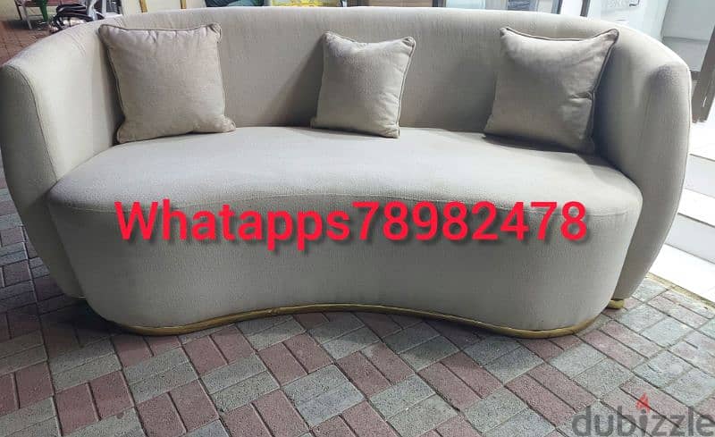 New 3 seater sofa without delivery 1 piece 50 rial 9