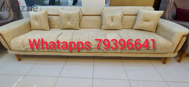 new 3 miter sofa without delivery 1 piece 110 rial 2