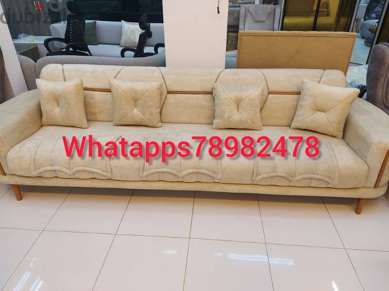 new 3 miter sofa without delivery 1 piece 110 rial 8