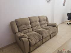 3-Seater Recliner Sofa for Sale - Good Condition 0